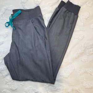 Figs High Waisted Zamora Jogger - Graphite (gray) Small Tall